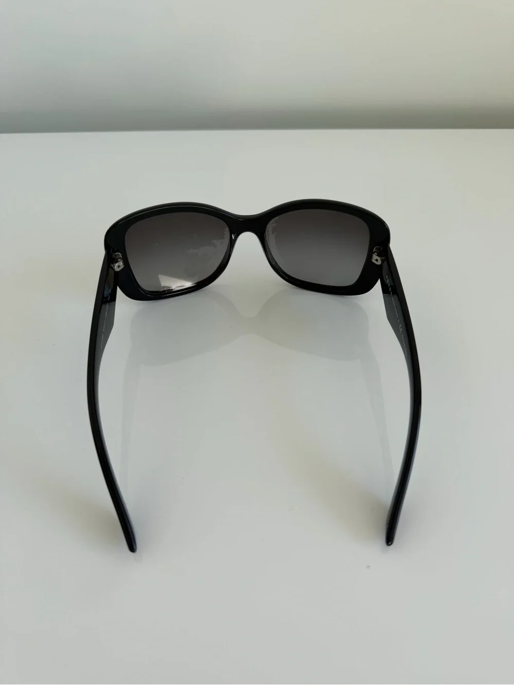 Prada Black Rounded Logo-Temple Sunglasses
